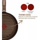 Frigideira Grill 30cm Rochedo Expert Chocolate